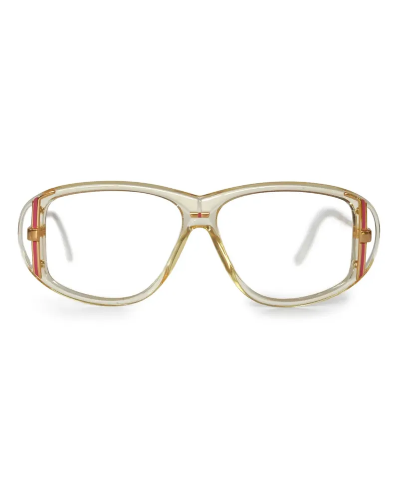 CAZAL Brille mit geometrischem Gestell - Gelb Gelb