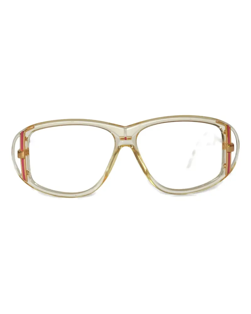 CAZAL Brille mit geometrischem Gestell - Gelb Gelb