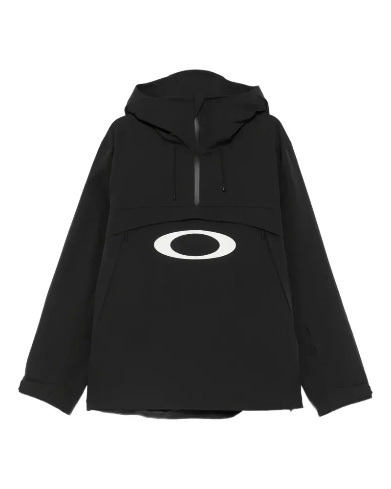 Oakley Timberline Kapuzenjacke mit Logo - Schwarz Schwarz