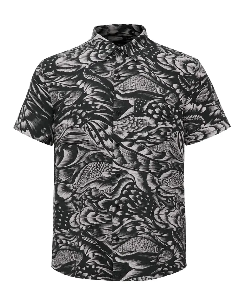 Osklen Pirarucu Trace shirt - Schwarz Schwarz