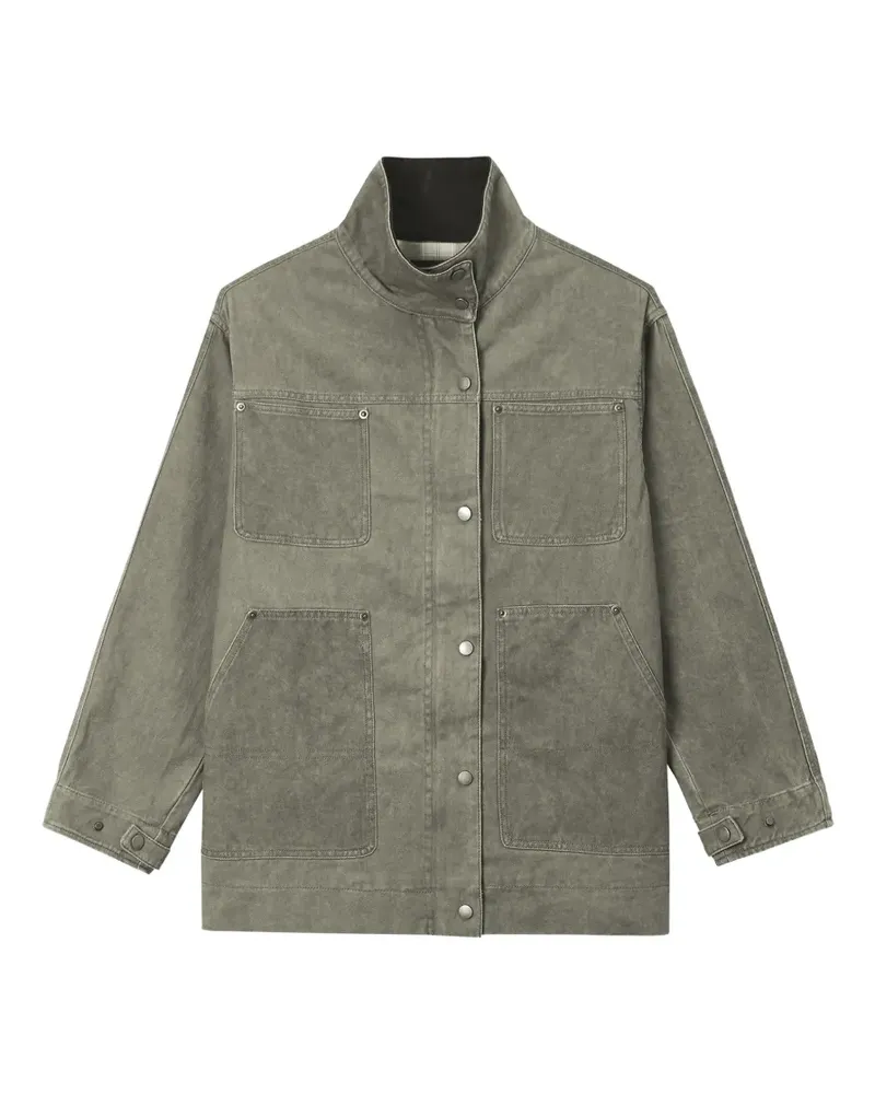 Tout a Coup Jacke mit Stehkragen - Grün Grün