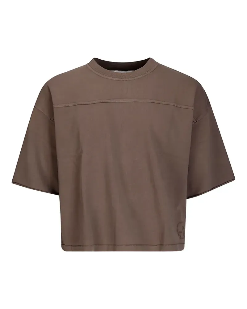 Brain Dead Football T-shirt - Braun Braun