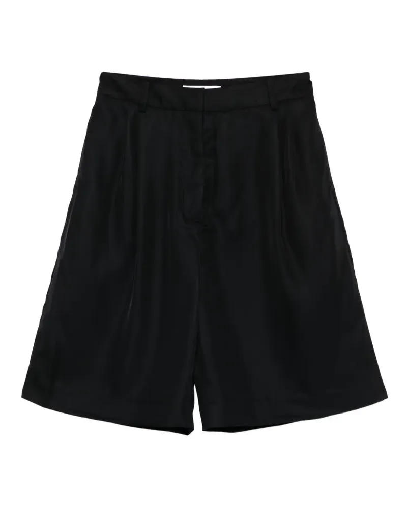 FRANKIE Shop Marfa pleated shorts - Schwarz Schwarz
