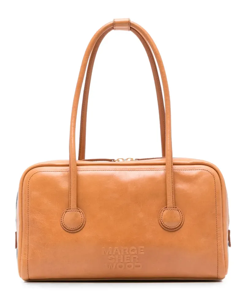 Marge Sherwood Handtasche mit Logo-Prägung - Braun Braun