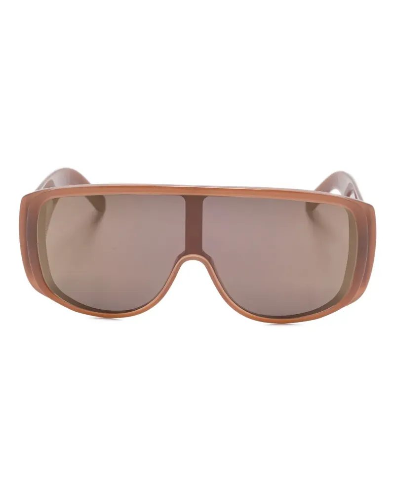 Maison Margiela Shield Sonnenbrille - Braun Braun