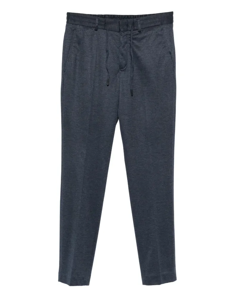 Karl Lagerfeld drawstring straight-leg trousers - Blau Blau