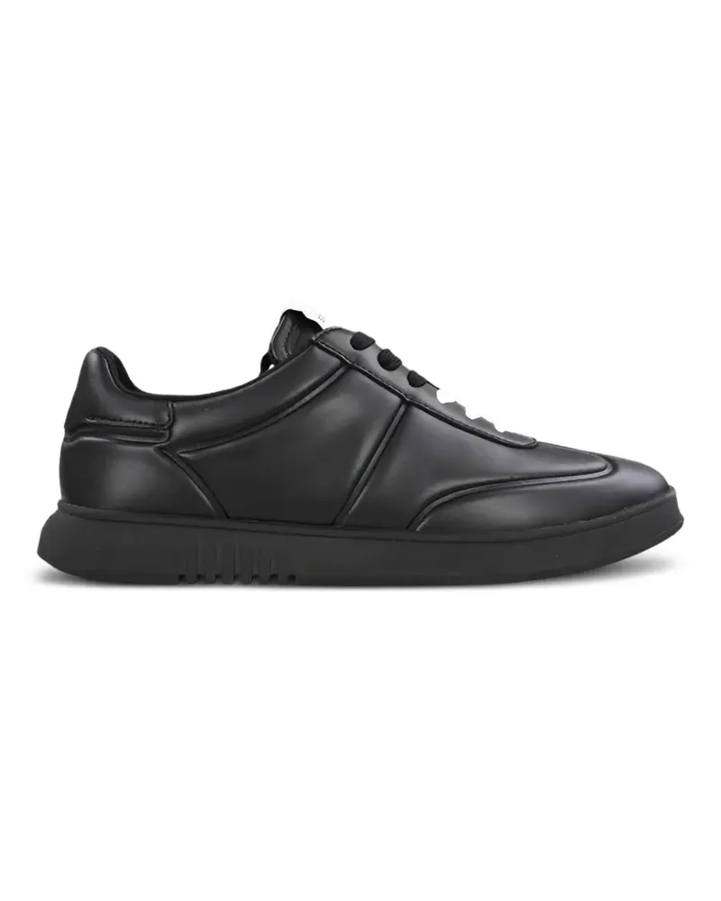 Emporio Armani Sneakers aus Leder - Schwarz Schwarz