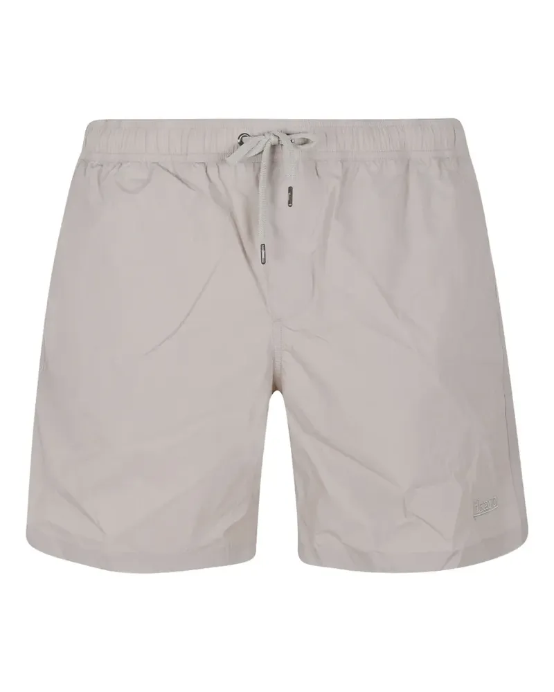 Herno drawstring-waist pocket-detail swim shorts - Nude Nude