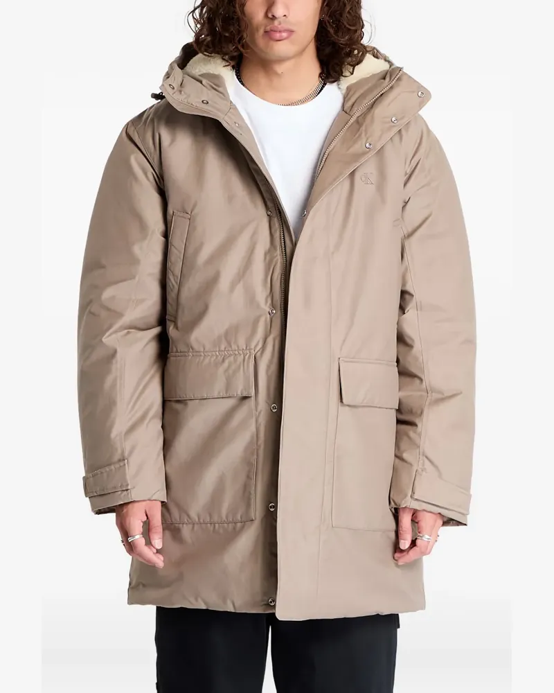 Calvin Klein Parka mit Kapuze - Nude Nude