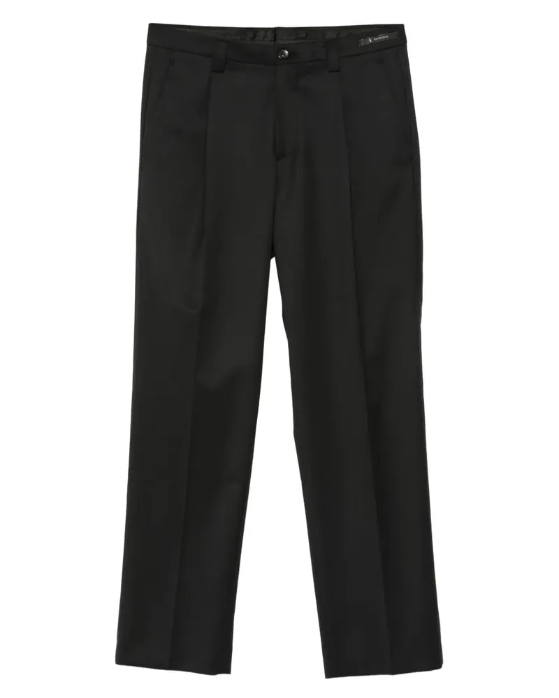 MICHAEL COAL Hose mit Faltentaschen - Schwarz Schwarz