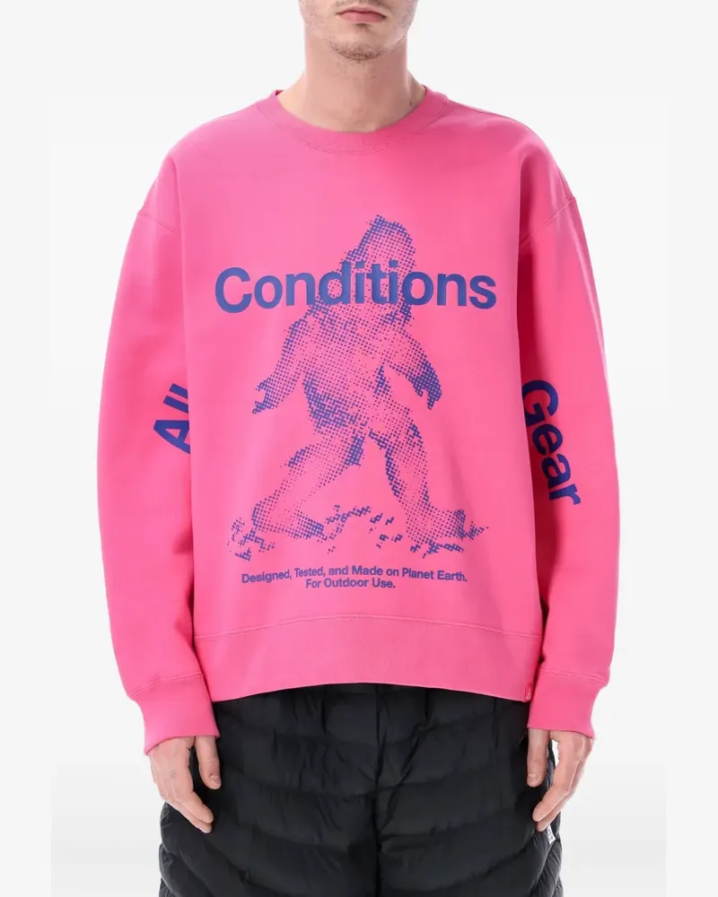 Nike graphic-print sweatshirt - Rosa Rosa
