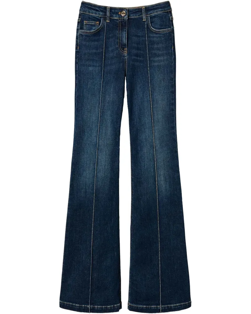Twin-Set Jeans mit hohem Bund - Blau Blau