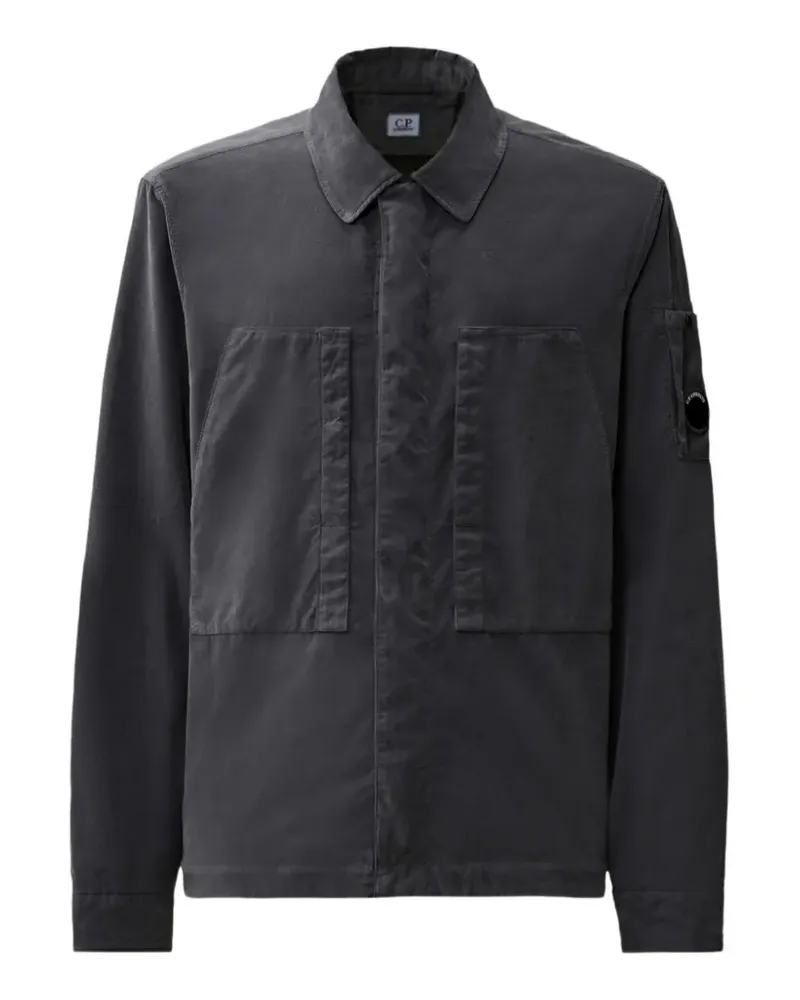 C.P. Company Jacke mit Linsen-Detail - Grau Grau