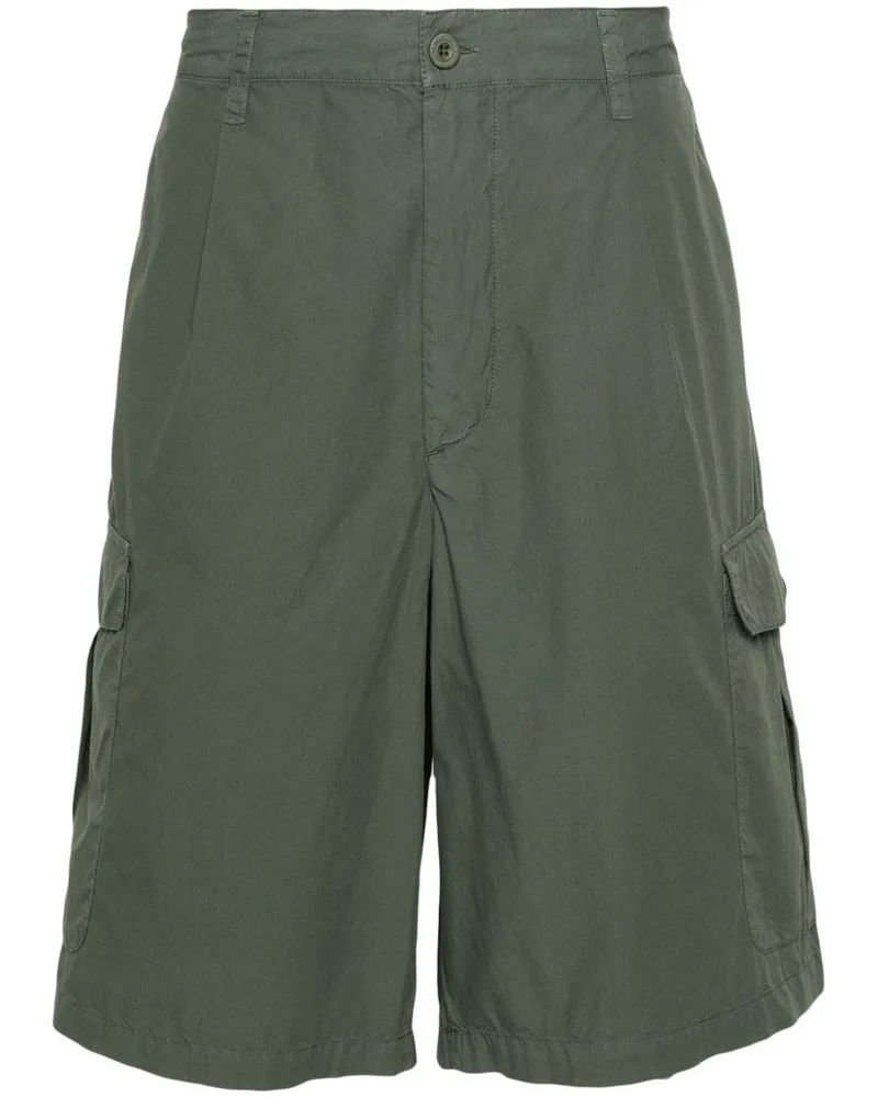 Emporio Armani Cargo-Shorts mit Faltendetail - Grün Grün