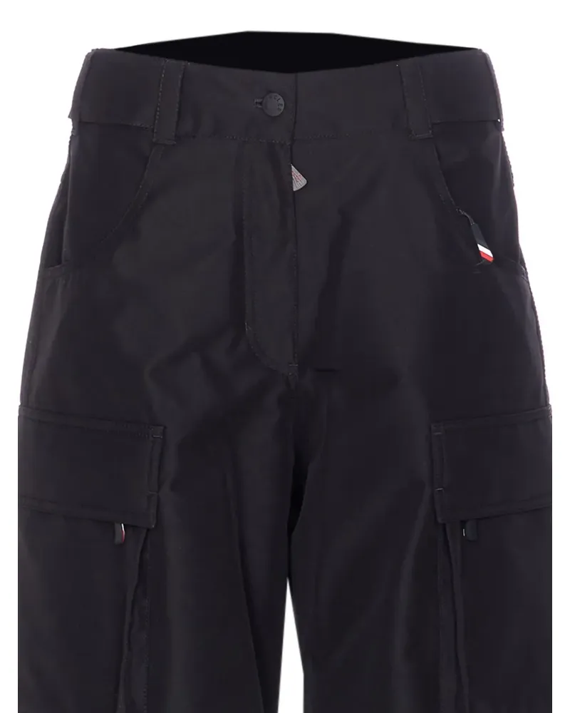 Moncler Skihose mit aufgesetztem Logo - Schwarz Schwarz