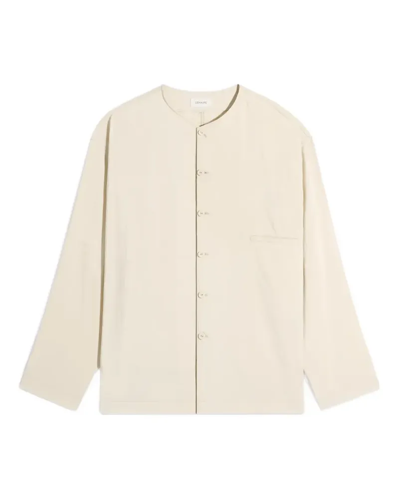 Christophe Lemaire Hemd mit geknöpfter Tasche - Nude Nude