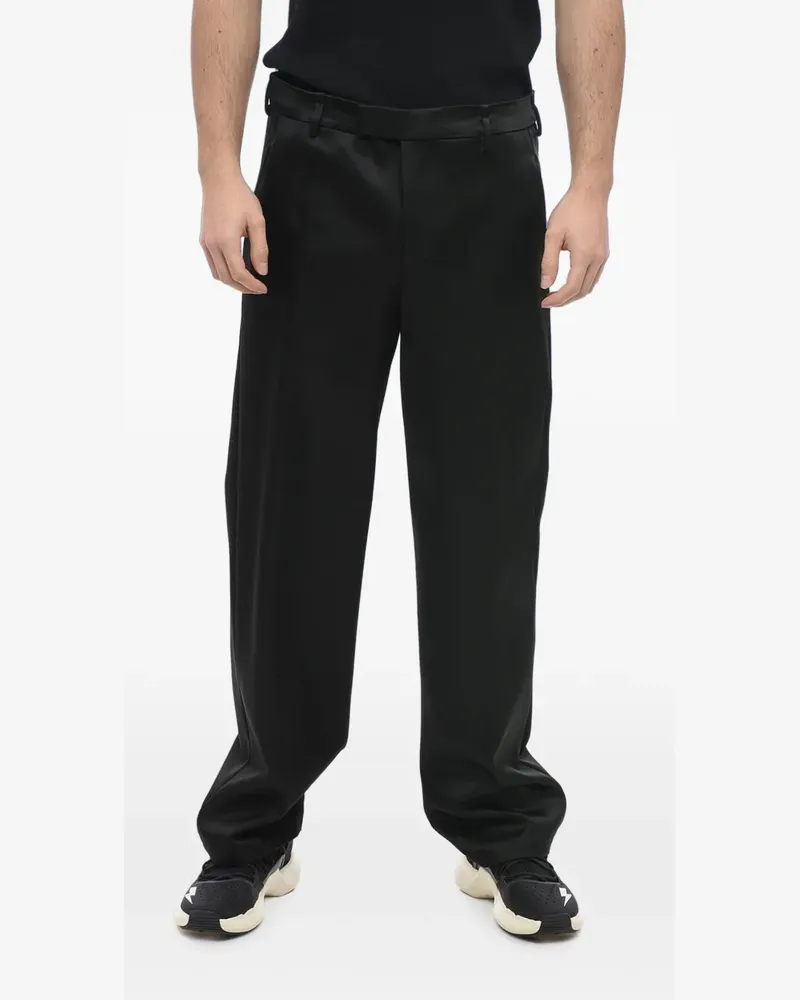 Neil Barrett Liam Hose aus Satin - Schwarz Schwarz