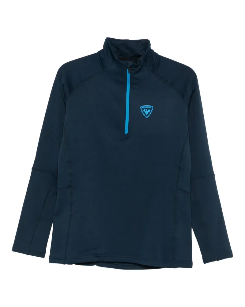 Rossignol Blackside Fleecejacke mit kurzem Reißverschluss - Blau Blau