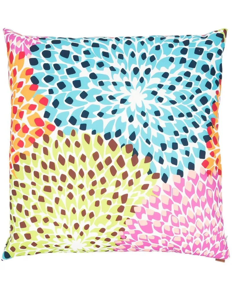 Missoni Home Kissen mit Blumen-Print Grün