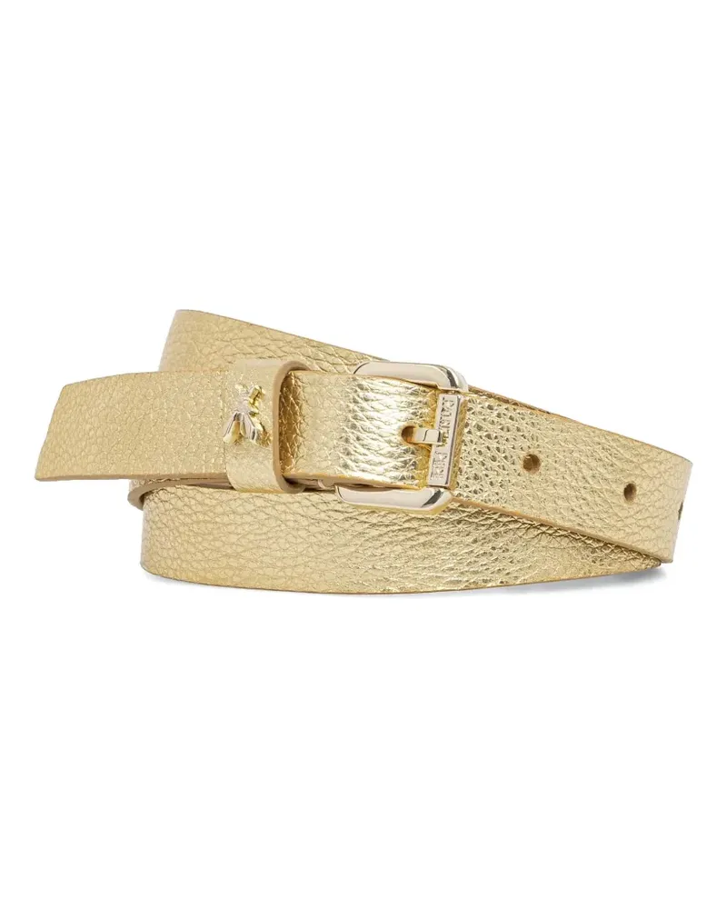 Patrizia Pepe Gürtel aus Leder - Gold Gold