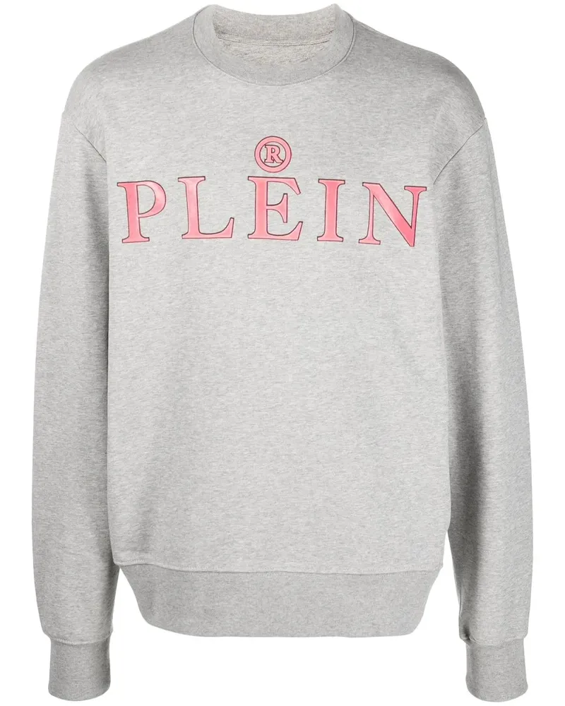 Philipp Plein Sweatshirt mit Logo-Print - Grau Grau