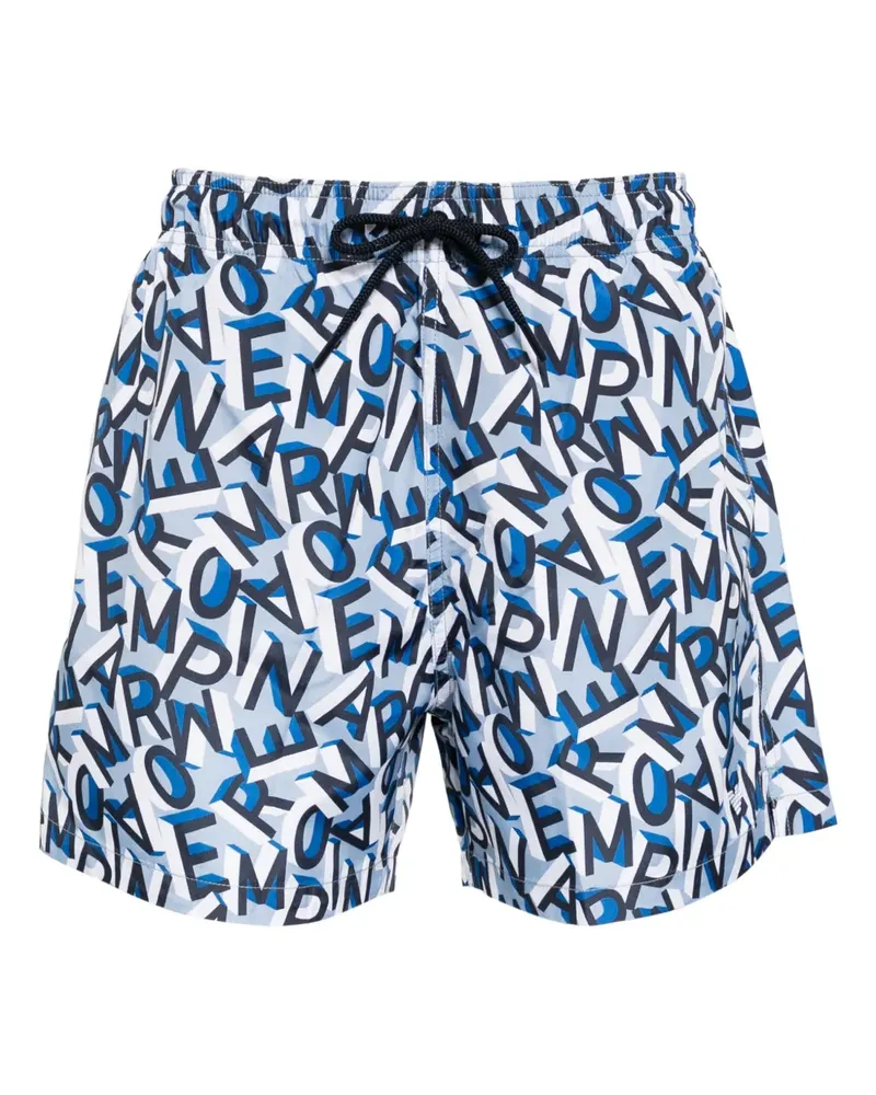Emporio Armani Badeshorts mit grafischem Print - Blau Blau