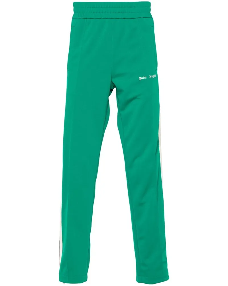 Palm Angels Jogginghose mit Logo-Stickerei - Grün Grün