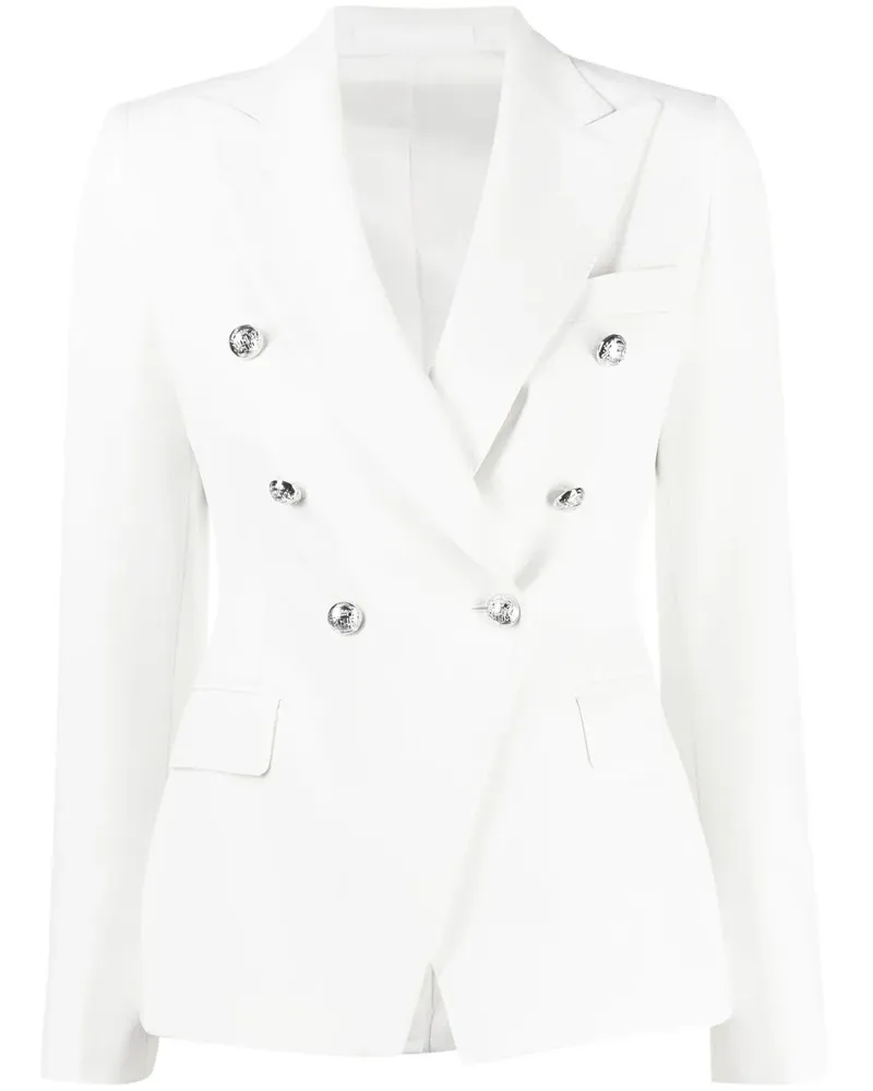 Tagliatore Jalicya Doppelreihiger Blazer - Weiß Weiß