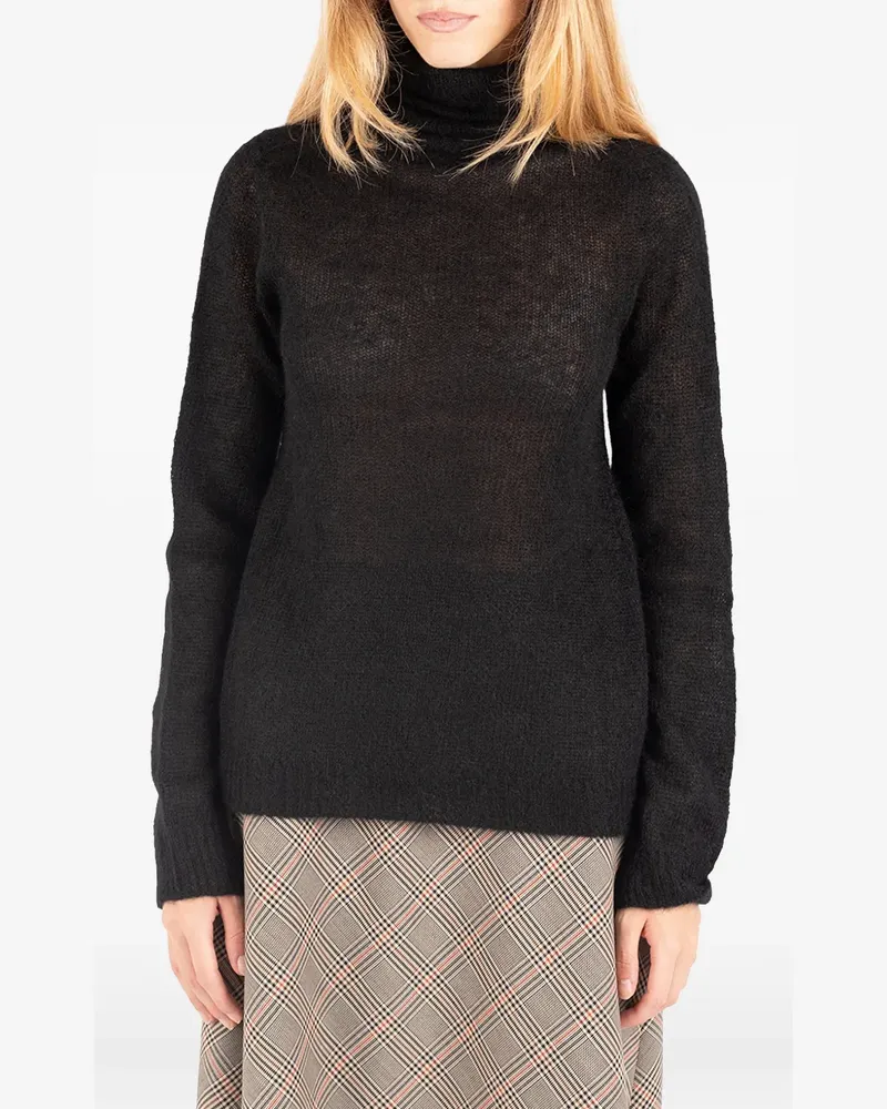 Société Anonyme Serena roll-neck knitted sweater - Schwarz Schwarz