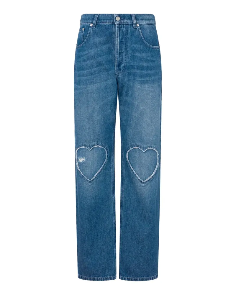 Moschino Jeans mit Herzdetail - Blau Blau