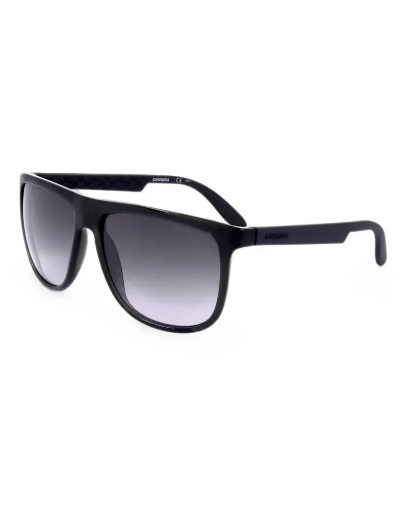Carrera Sonnenbrille mit eckigem Gestell - Schwarz Schwarz