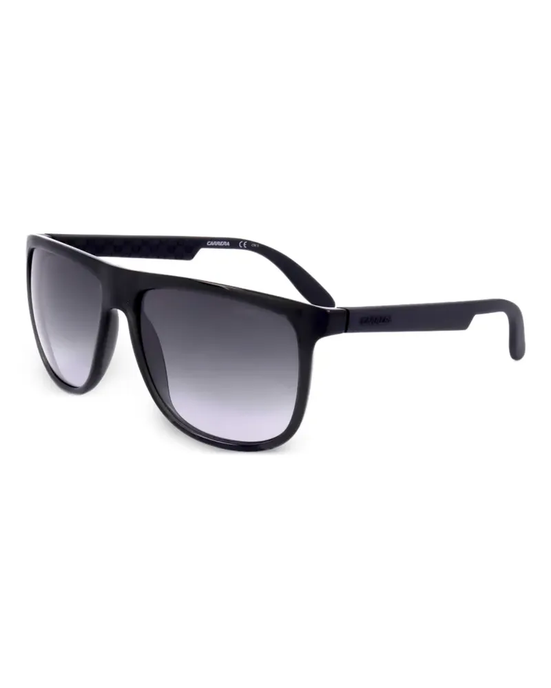 Carrera Sonnenbrille mit eckigem Gestell - Schwarz Schwarz