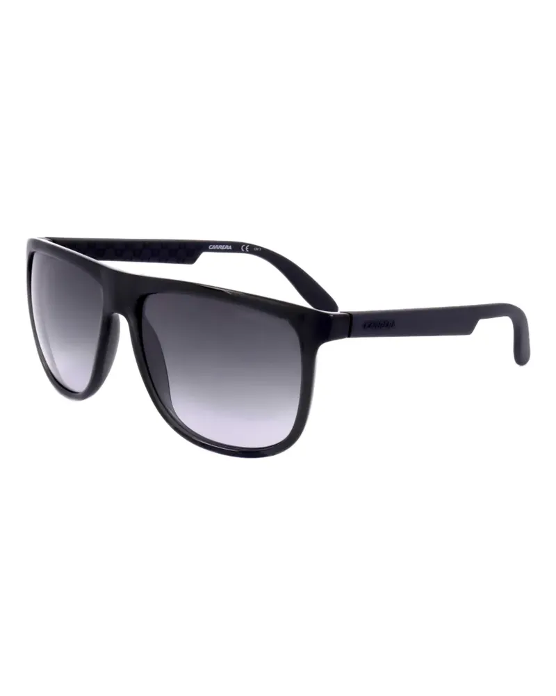Carrera Sonnenbrille mit eckigem Gestell - Schwarz Schwarz