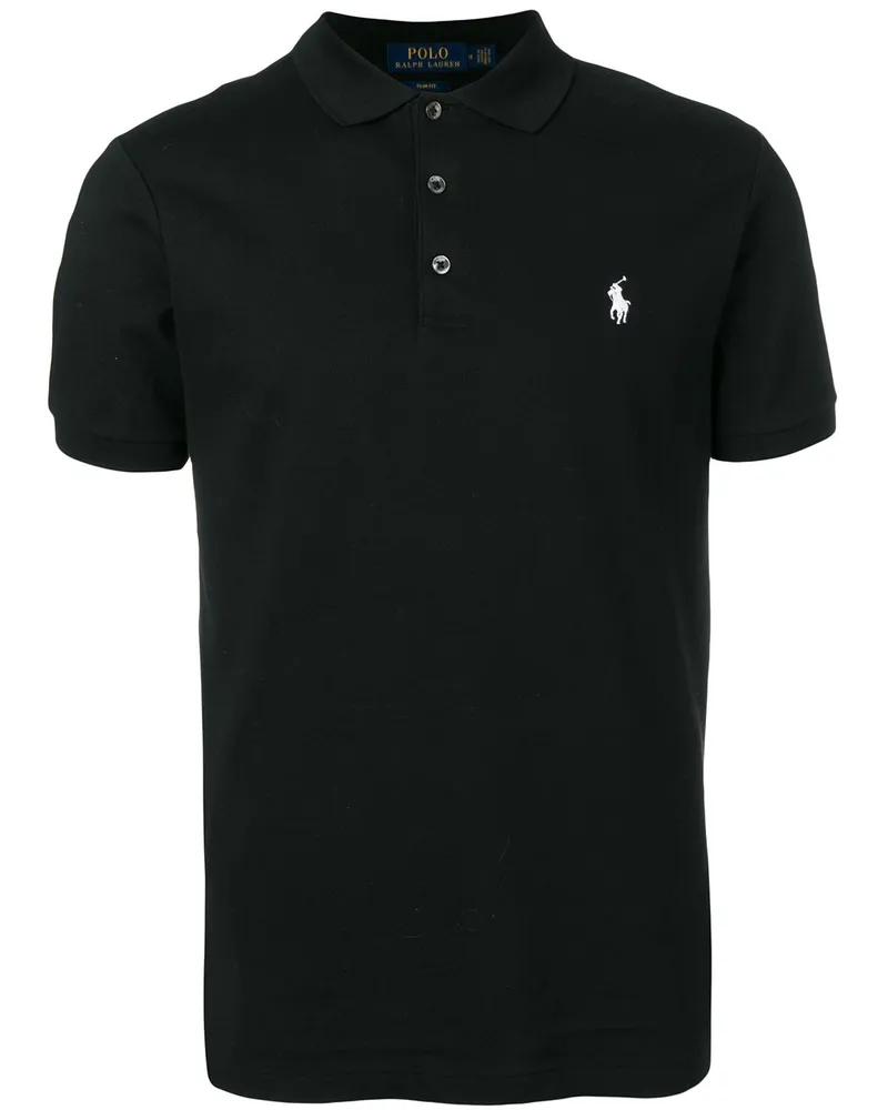 Ralph Lauren Poloshirt mit Logo - Schwarz Schwarz