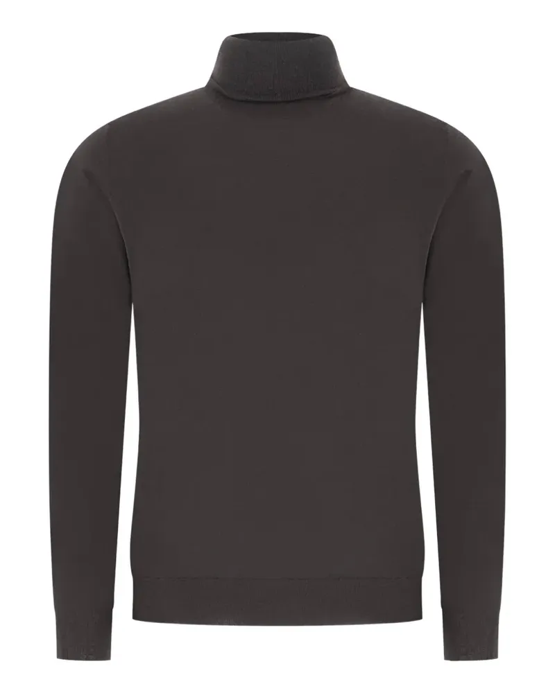 Customer Lovers roll-neck fine-knit sweater - Grau Grau