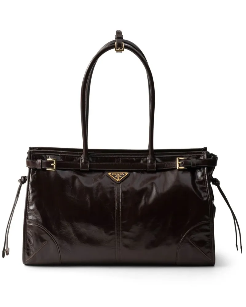 Prada Große Bonnie Tote Bag - Braun Braun