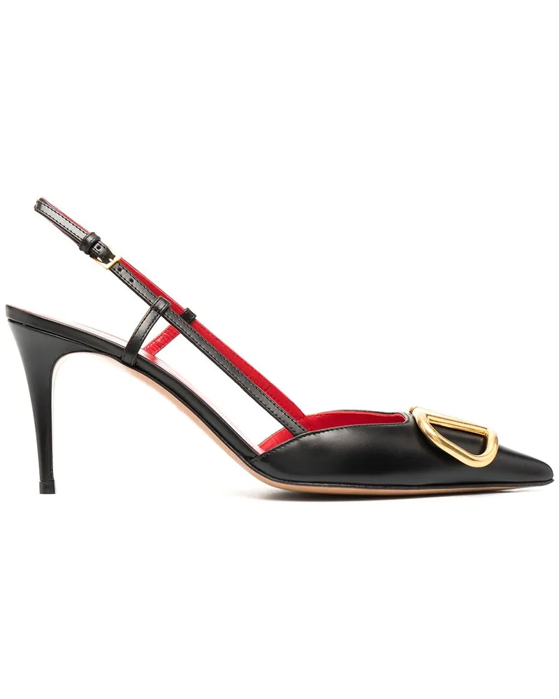 Valentino Garavani VLogo Pumps 80mm - Schwarz Schwarz