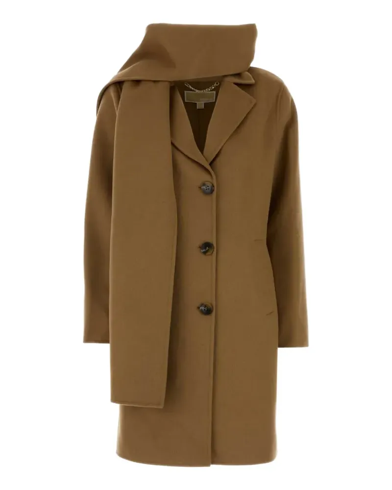 Michael Kors button scarf coat - Nude Nude