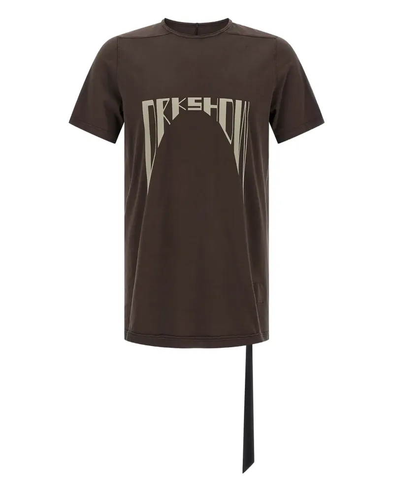 DRKSHDW by Rick Owens Level T T-Shirt mit Print - Braun Braun