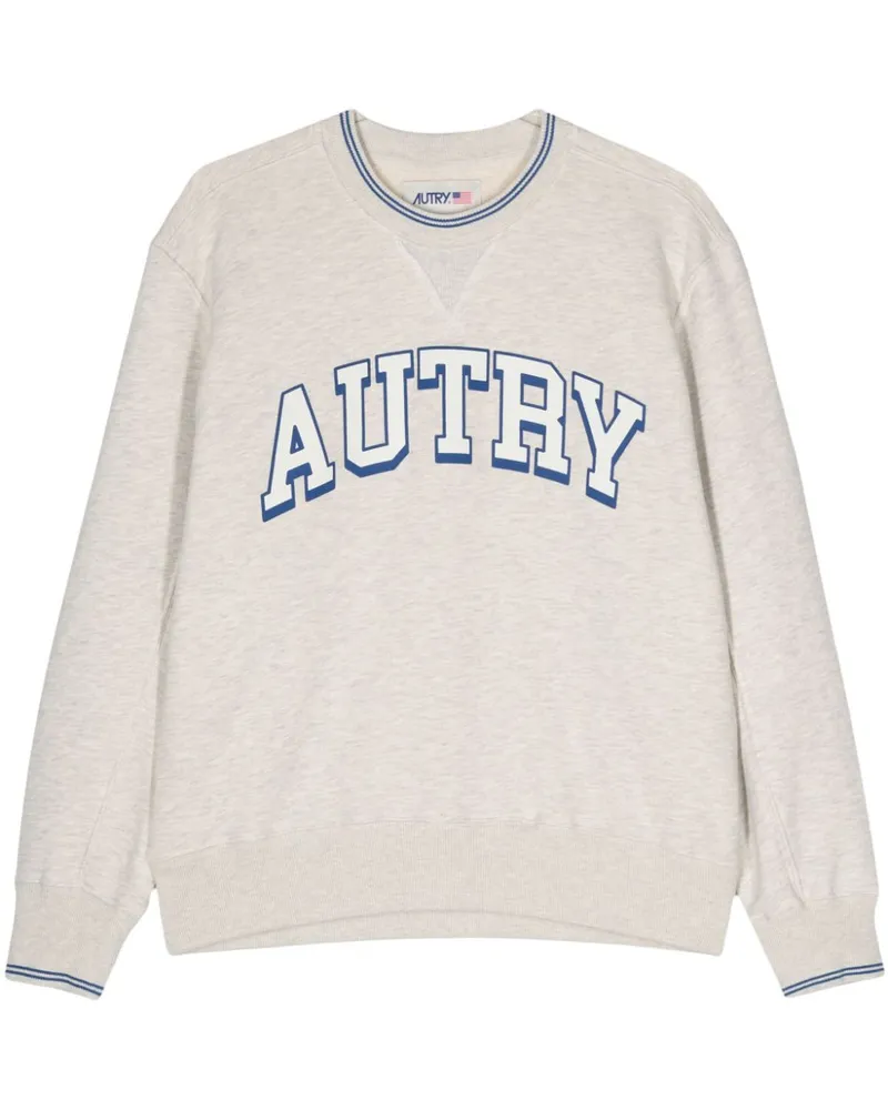 AUTRY Sweatshirt mit Logo-Print - Nude Nude