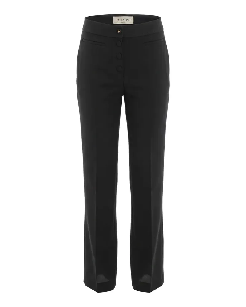 Valentino Garavani VLogo Signature button-fastening trousers - Schwarz Schwarz