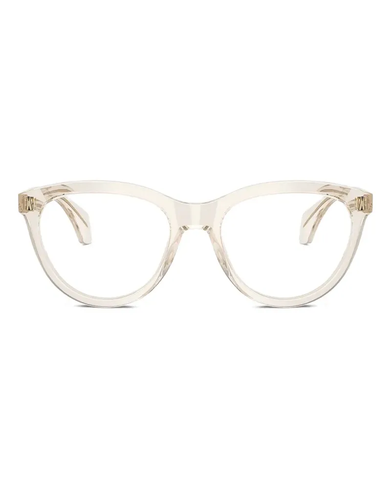 Moncler Brille mit rundem Gestell - Nude Nude