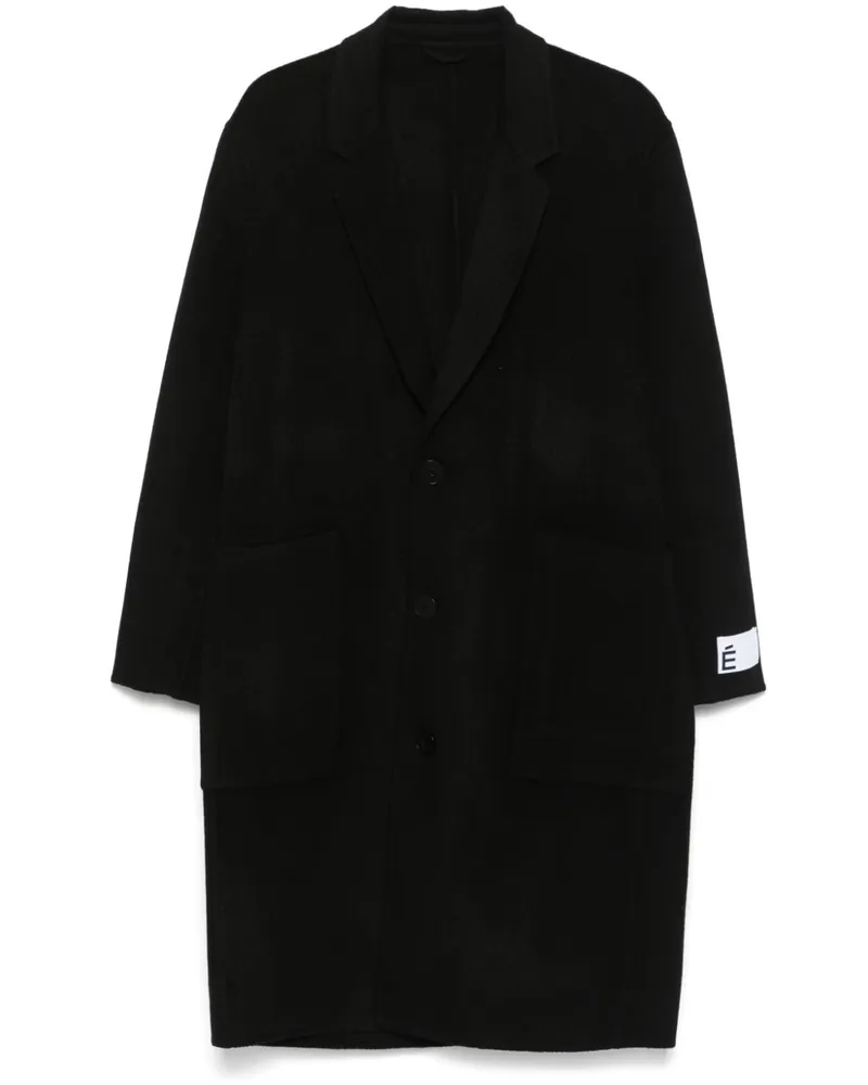 Études Studio Mantel aus Wolle - Schwarz Schwarz