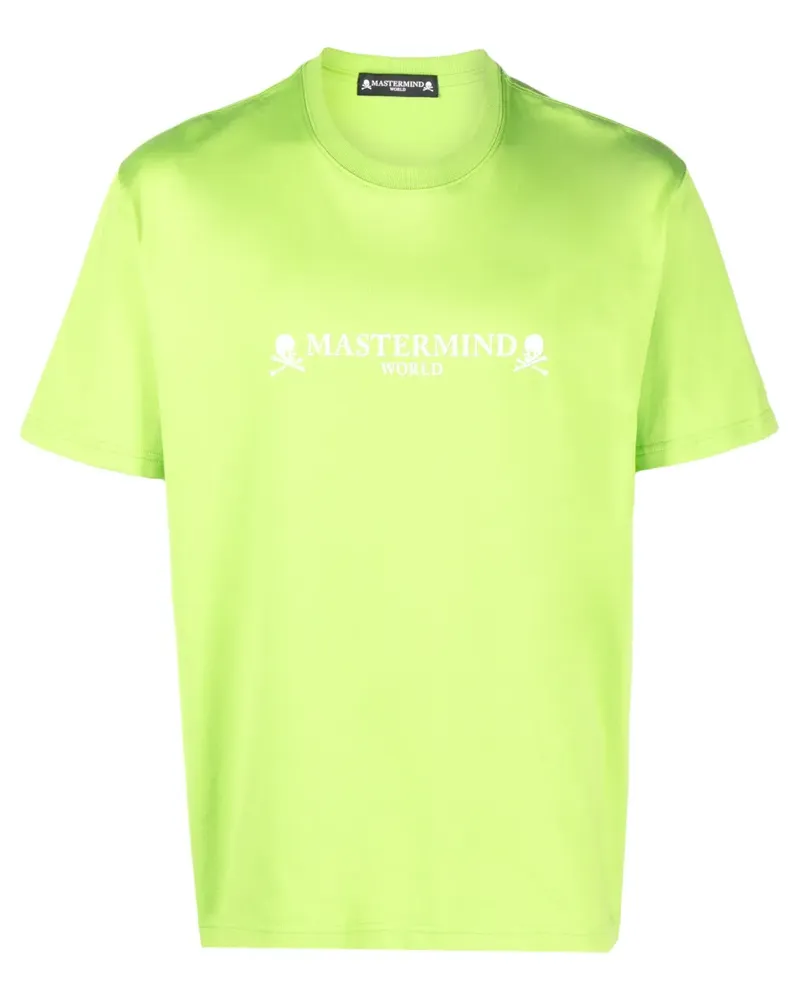 Mastermind World T-Shirt mit Totenkopf-Print - Grün Grün
