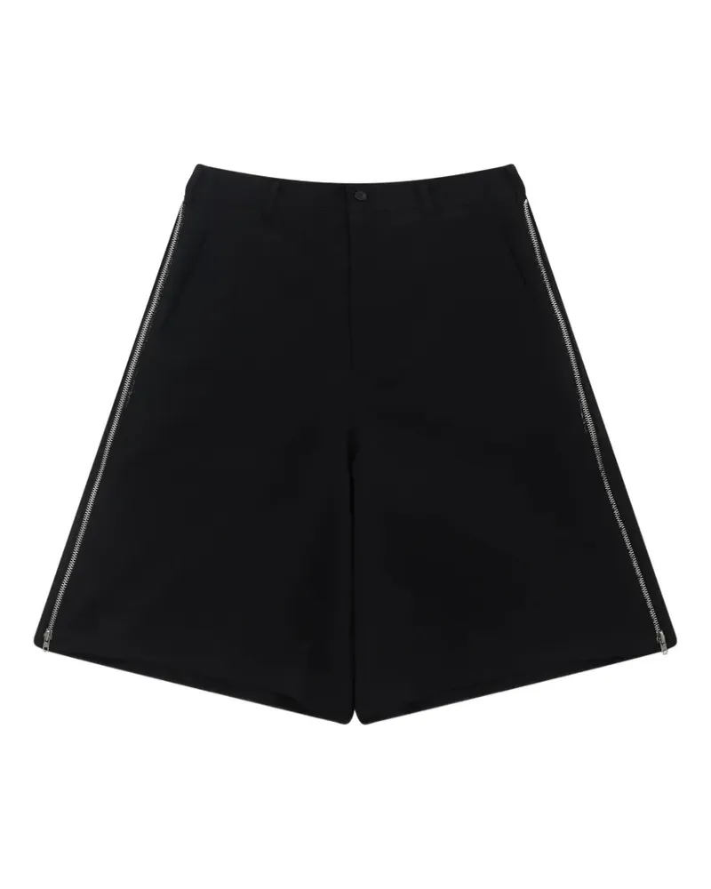 Comme des Garçons zip-detail bermuda shorts - Schwarz Schwarz