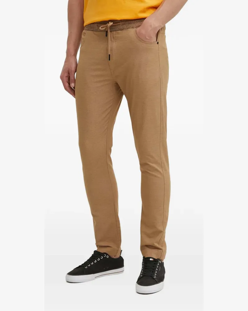 Picture Schmale Crusy Hose mit Kordelzug - Nude Nude