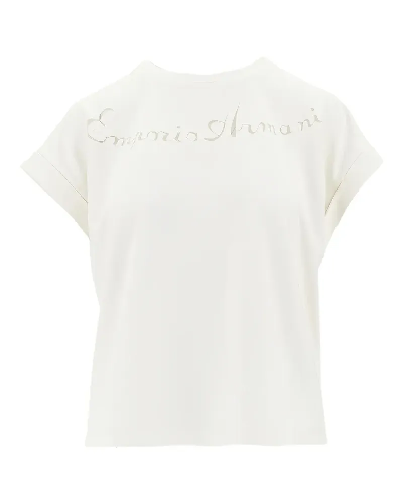 Emporio Armani T-Shirt mit Logo - Weiß Weiß