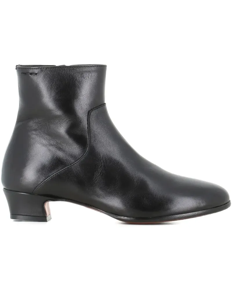 Alexander Hotto Stiefeletten mit Reißverschluss 35mm - Schwarz Schwarz