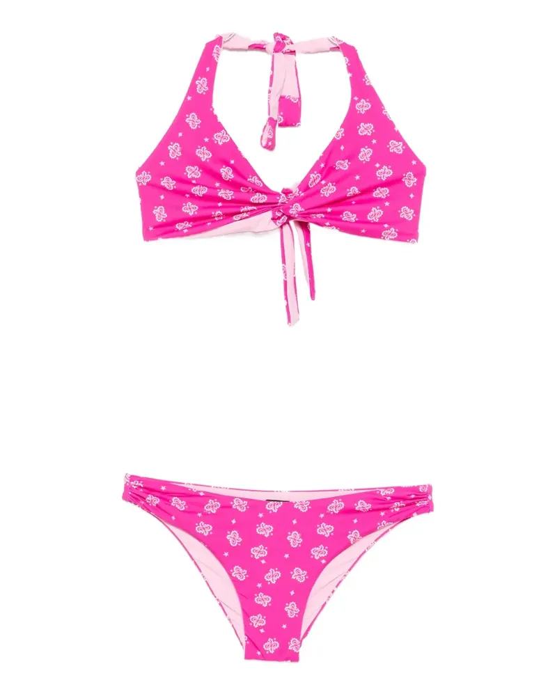 IU Rita Mennoia paisley knotted bikini - Rosa Rosa
