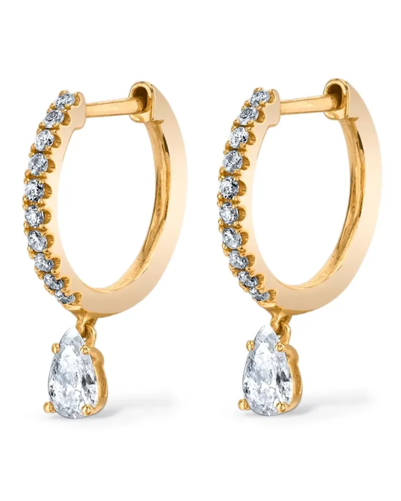 ANITA KO 18kt Gelbgoldohrstecker mit Diamanten Gold